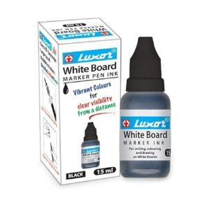 Luxor Whiteboard Marker Ink (Black , 15 ml) - Pack of 5